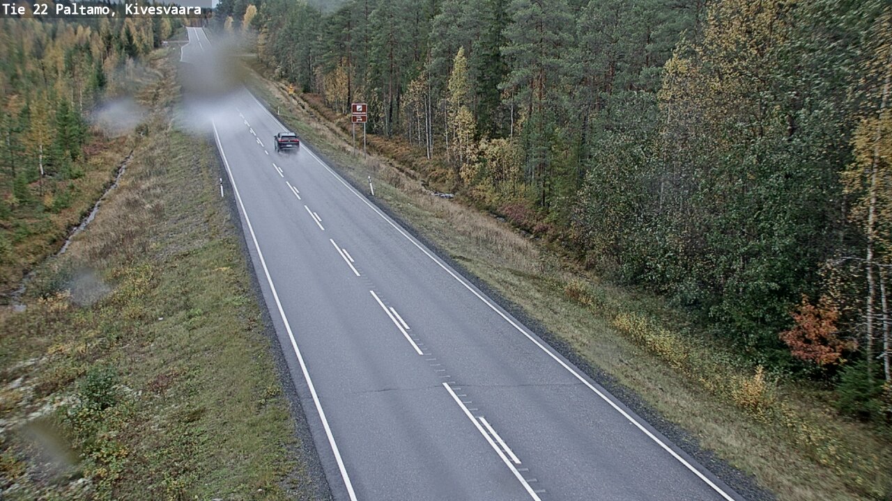 Weather Camera Image Road 22 Paltamo, Kivesvaara, Paltamo, Kainuu