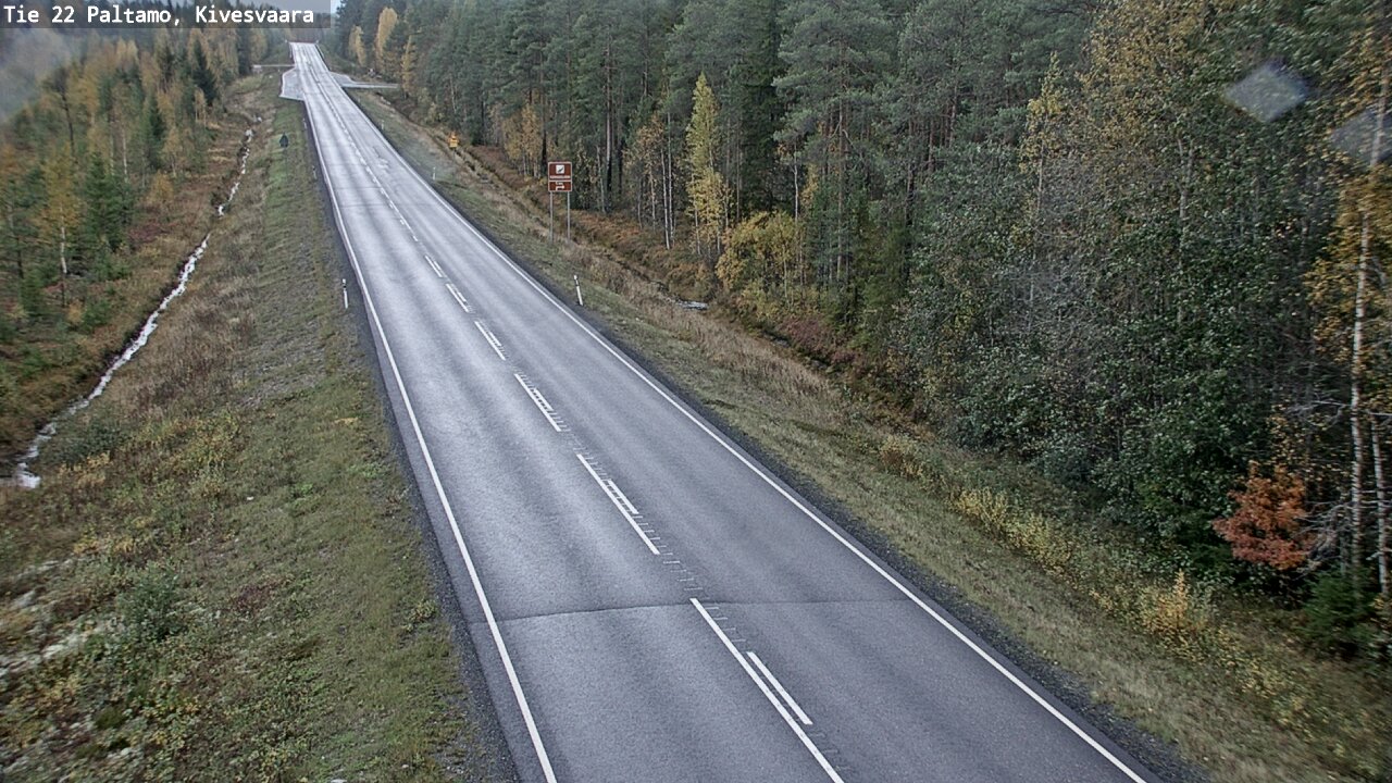 Weather Camera Image Road 22 Paltamo, Kivesvaara, Paltamo, Kainuu