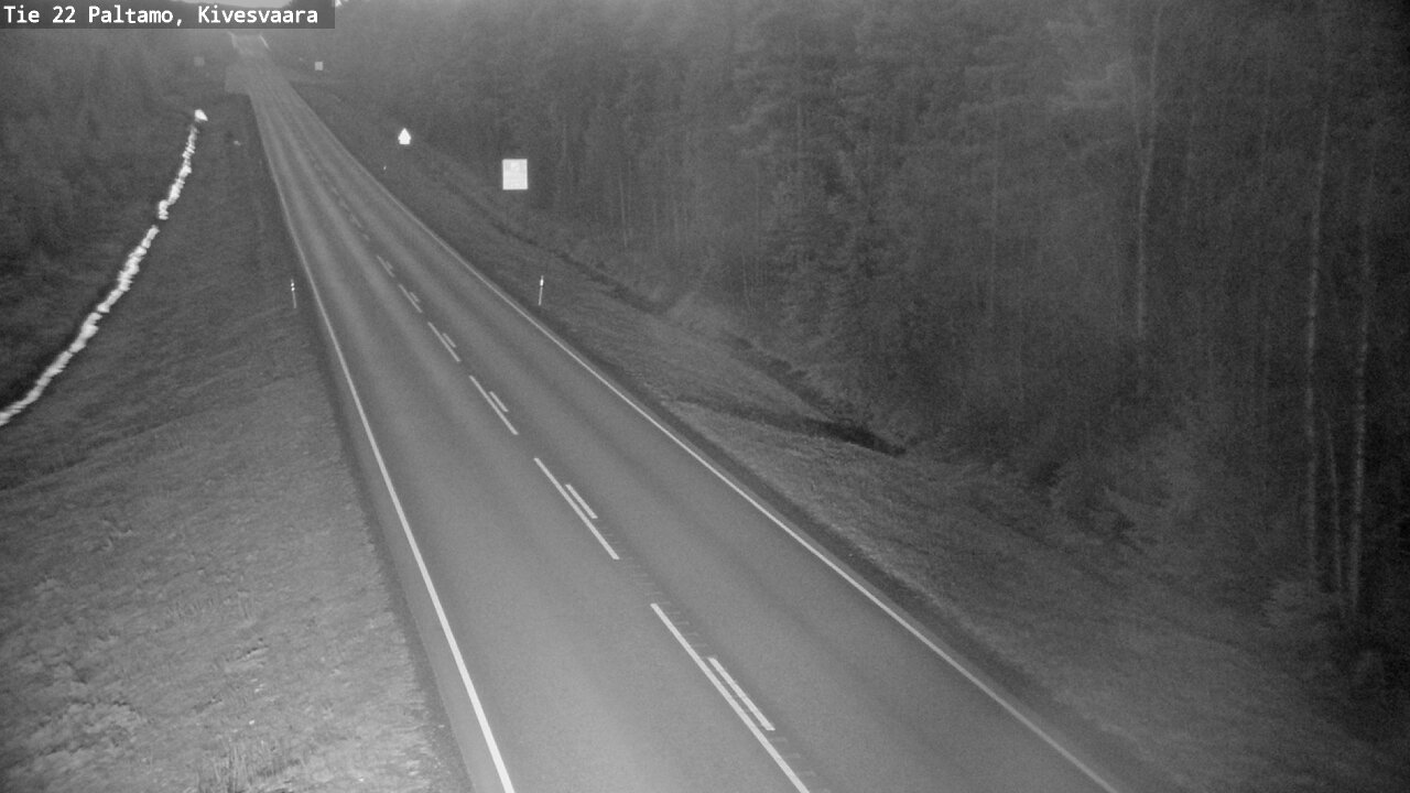 Weather Camera Image Road 22 Paltamo, Kivesvaara, Paltamo, Kainuu