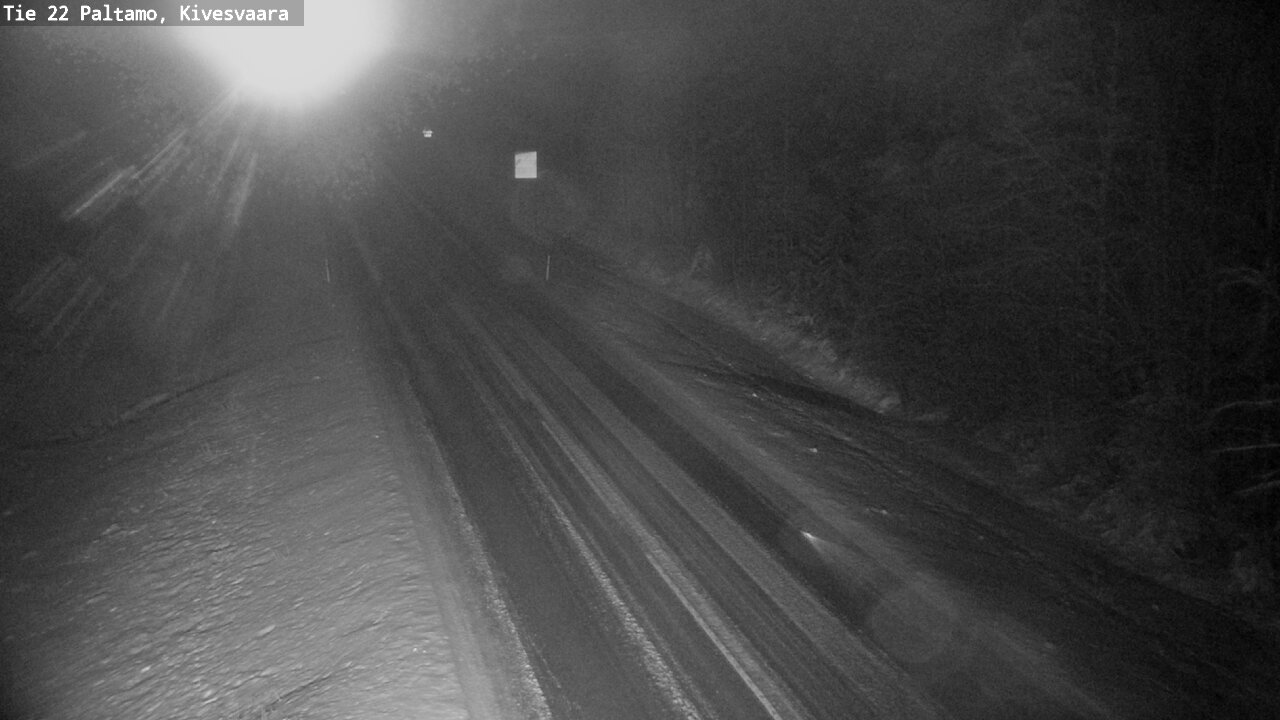 Weather Camera Image Väg 22 Paltamo, Kivesvaara, Paltamo, Kainuu