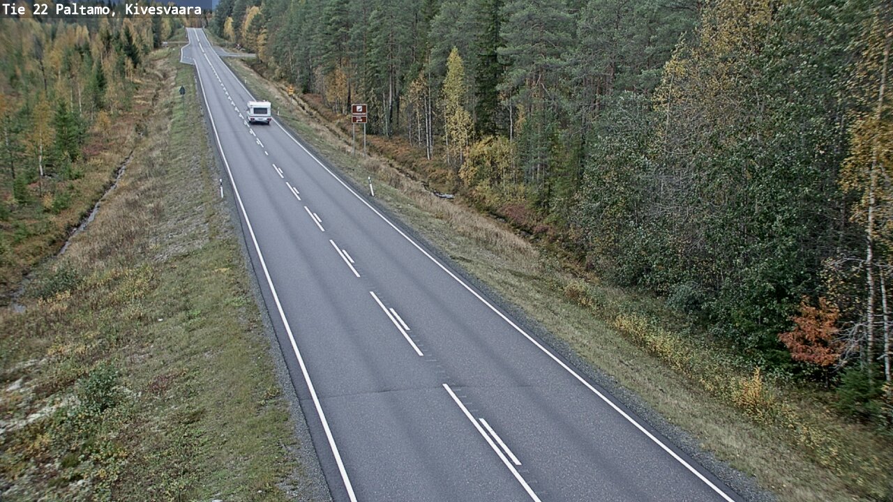 Weather Camera Image Road 22 Paltamo, Kivesvaara, Paltamo, Kainuu