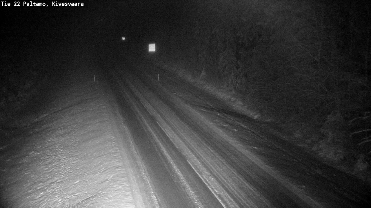 Weather Camera Image Väg 22 Paltamo, Kivesvaara, Paltamo, Kainuu