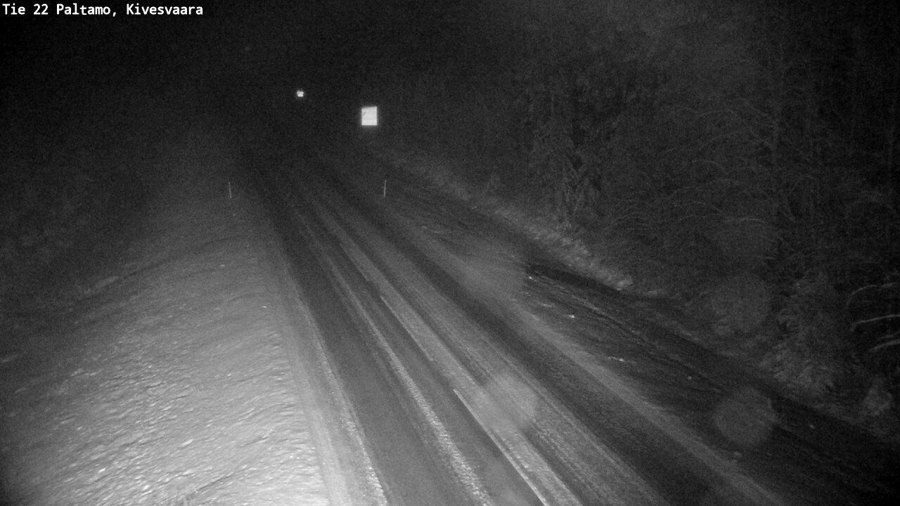 Weather Camera Image Väg 22 Paltamo, Kivesvaara, Paltamo, Kainuu