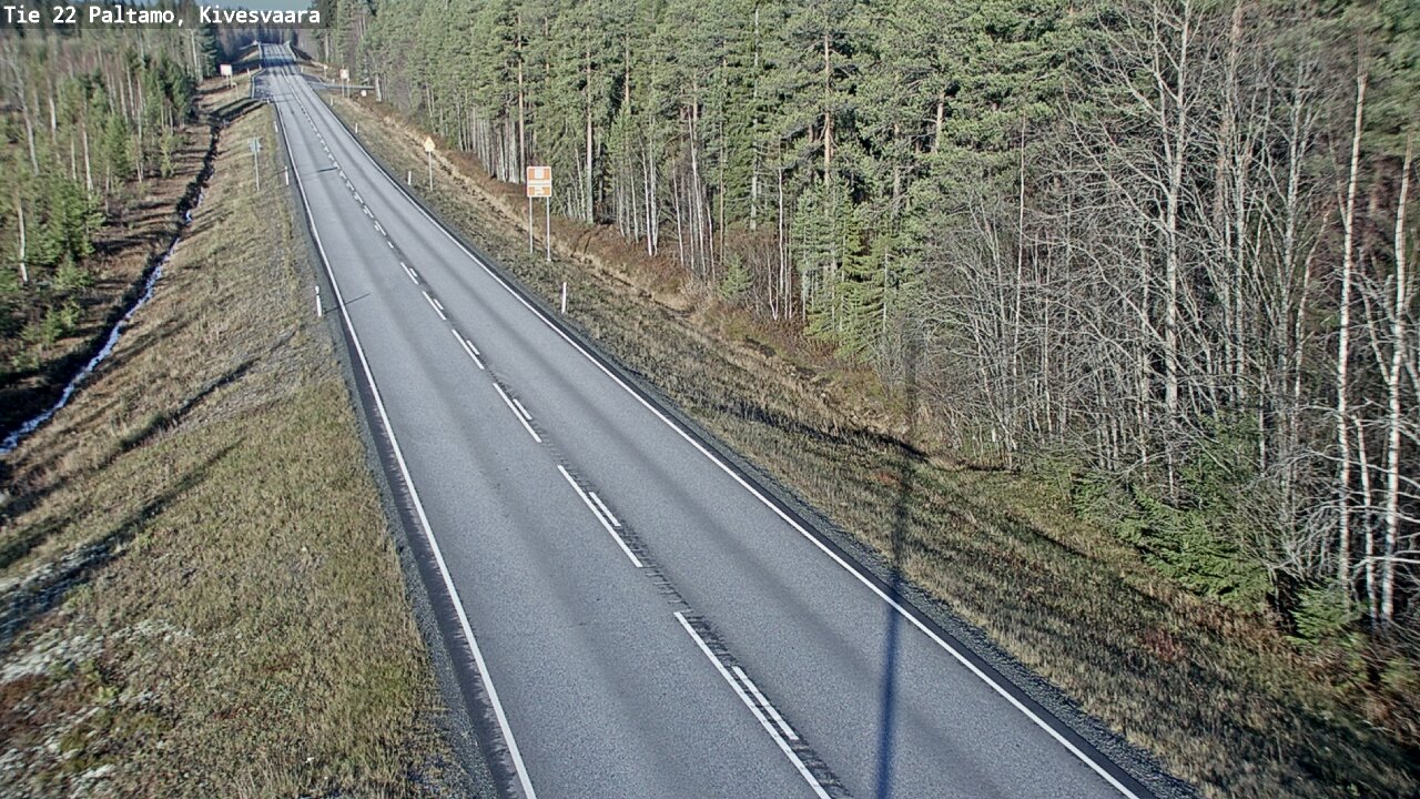 Kelikamerat Kuva Tie 22 Paltamo, Kivesvaara, Paltamo, Kainuu