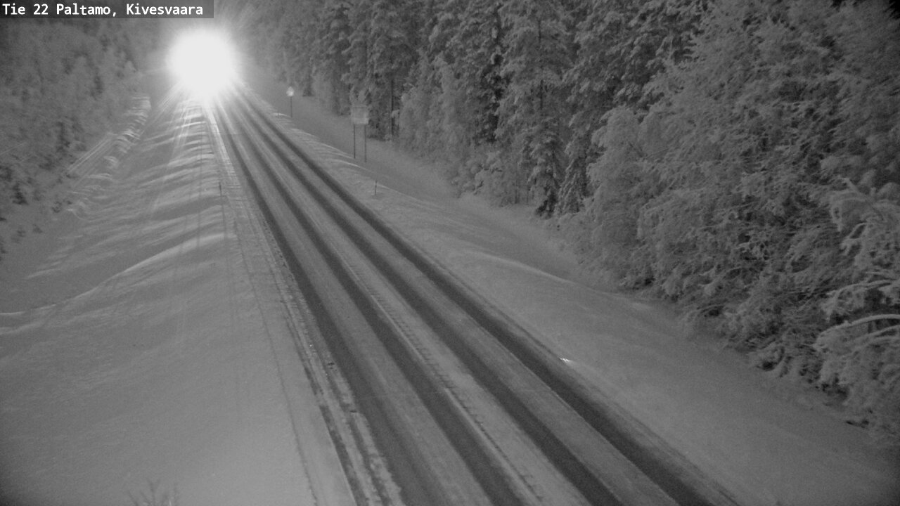 Weather Camera Image Road 22 Paltamo, Kivesvaara, Paltamo, Kainuu