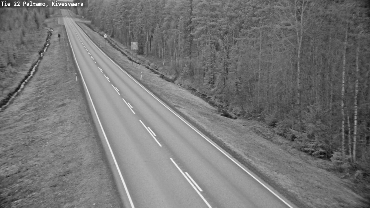 Weather Camera Image Road 22 Paltamo, Kivesvaara, Paltamo, Kainuu