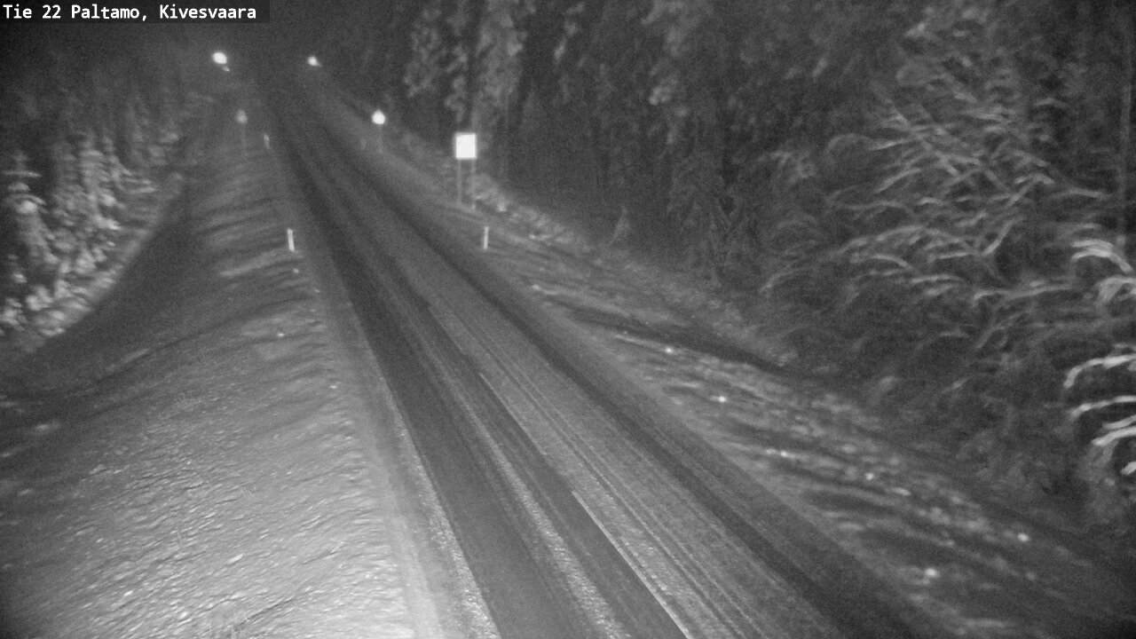 Weather Camera Image Väg 22 Paltamo, Kivesvaara, Paltamo, Kainuu