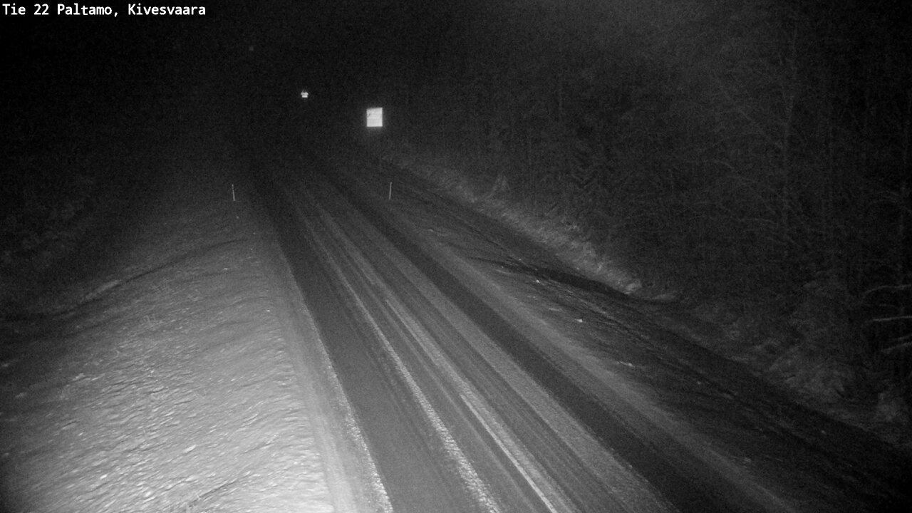 Weather Camera Image Väg 22 Paltamo, Kivesvaara, Paltamo, Kainuu