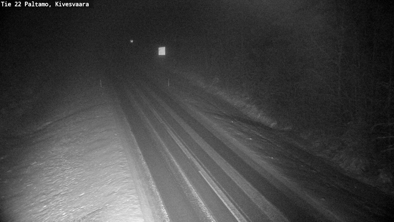 Weather Camera Image Väg 22 Paltamo, Kivesvaara, Paltamo, Kainuu