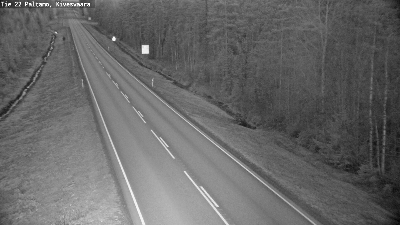 Weather Camera Image Road 22 Paltamo, Kivesvaara, Paltamo, Kainuu