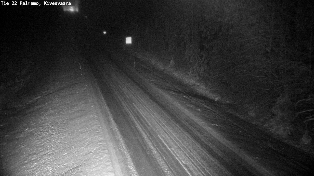 Weather Camera Image Väg 22 Paltamo, Kivesvaara, Paltamo, Kainuu