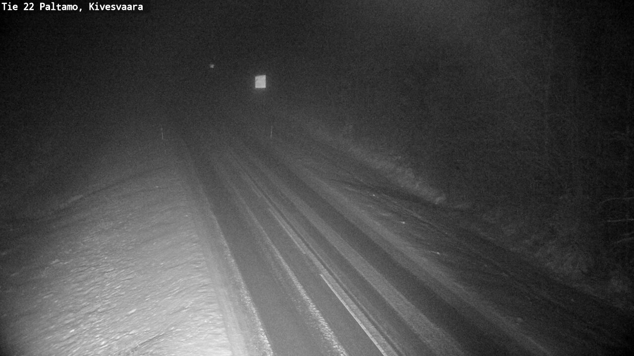 Weather Camera Image Väg 22 Paltamo, Kivesvaara, Paltamo, Kainuu