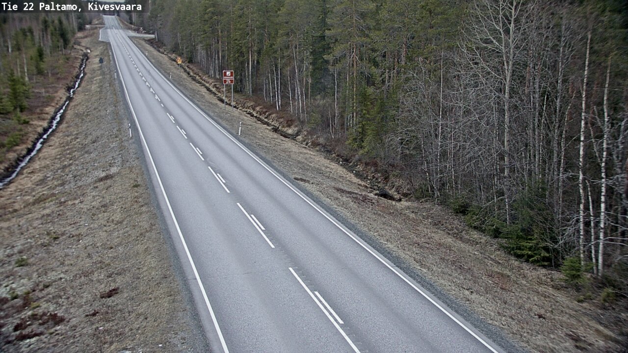 Weather Camera Image Road 22 Paltamo, Kivesvaara, Paltamo, Kainuu