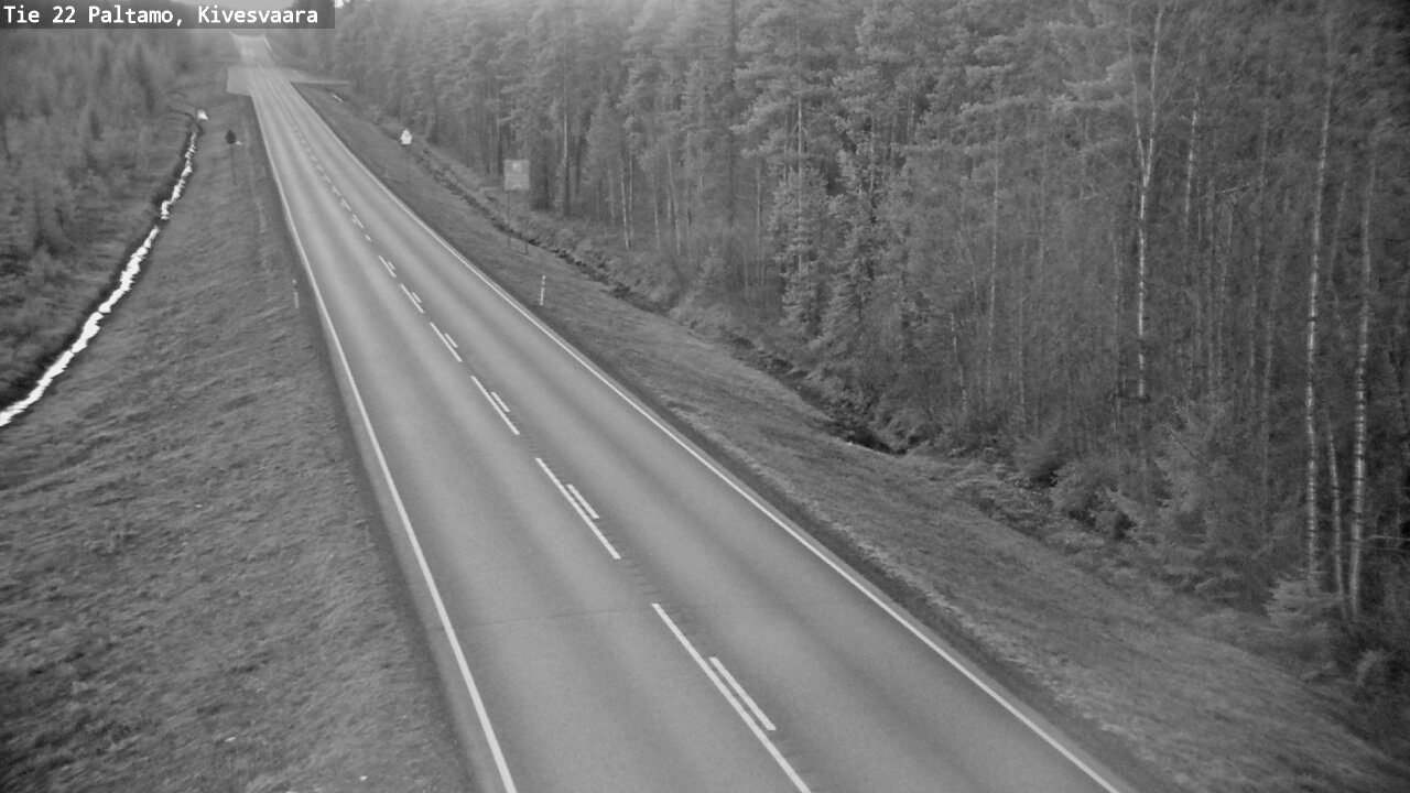 Weather Camera Image Road 22 Paltamo, Kivesvaara, Paltamo, Kainuu