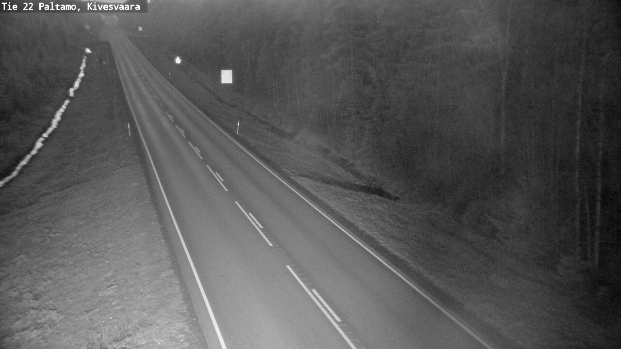 Weather Camera Image Road 22 Paltamo, Kivesvaara, Paltamo, Kainuu