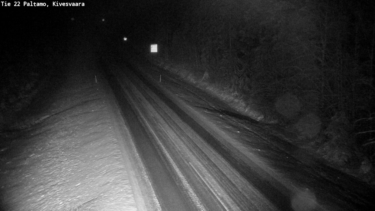 Weather Camera Image Väg 22 Paltamo, Kivesvaara, Paltamo, Kainuu