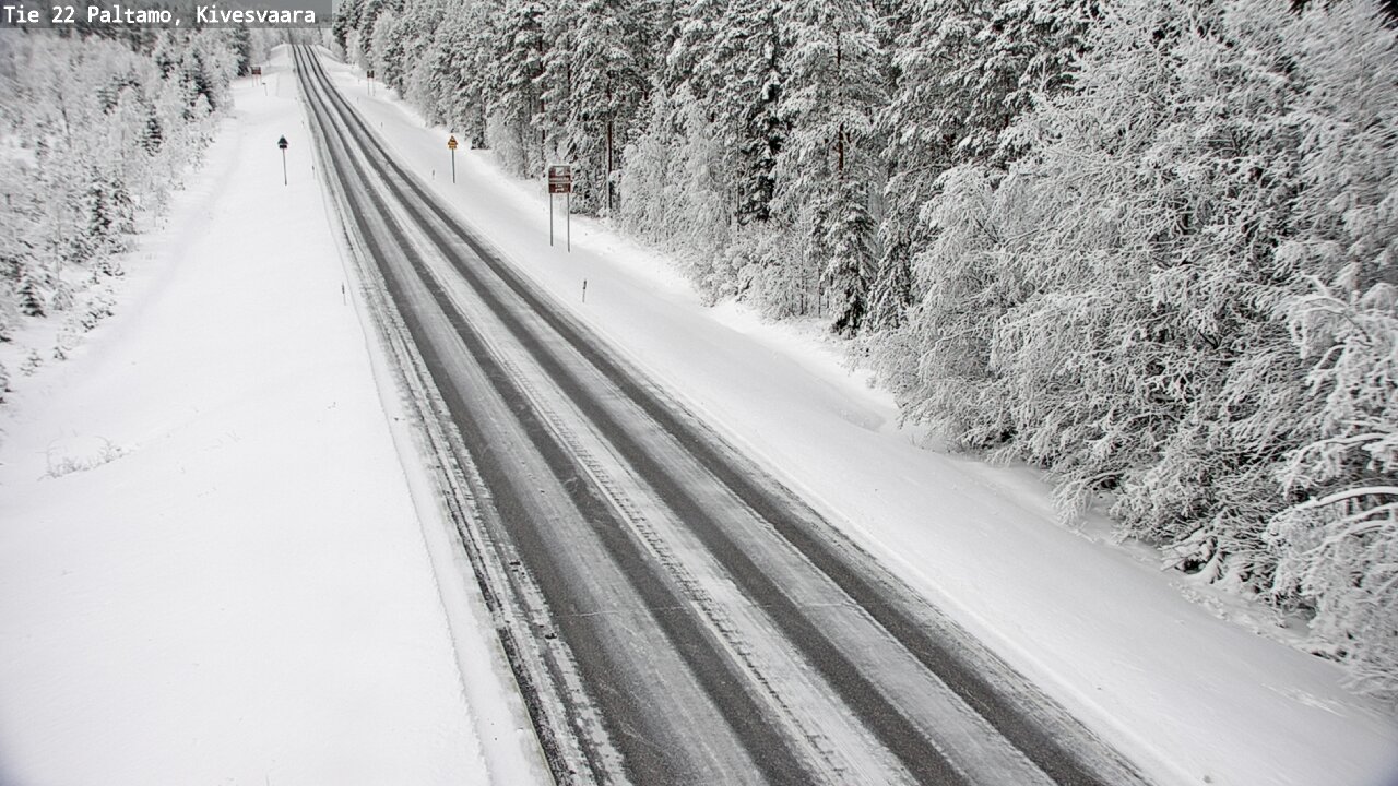 Weather Camera Image Road 22 Paltamo, Kivesvaara, Paltamo, Kainuu