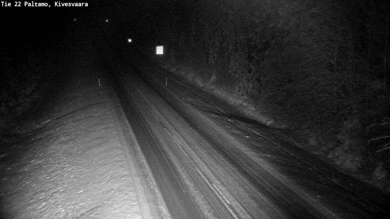 Weather Camera Image Väg 22 Paltamo, Kivesvaara, Paltamo, Kainuu