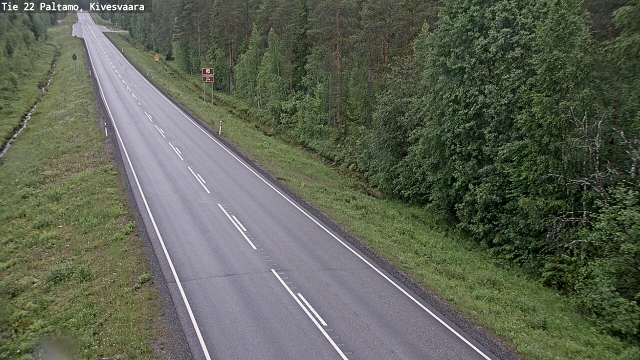Kelikamerat Kuva Tie 22 Paltamo, Kivesvaara, Paltamo, Kainuu