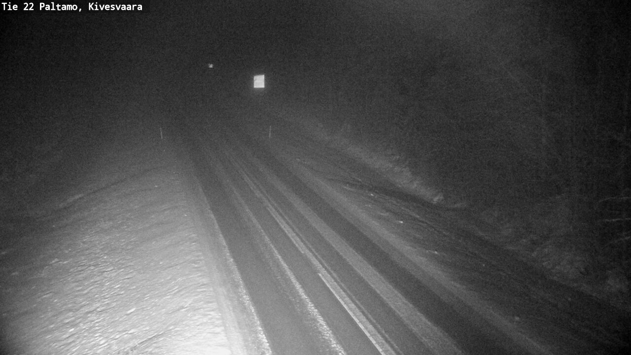 Weather Camera Image Väg 22 Paltamo, Kivesvaara, Paltamo, Kainuu
