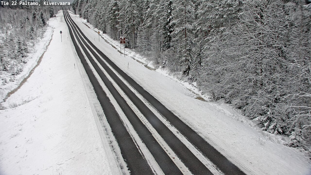 Kelikamerat Kuva Tie 22 Paltamo, Kivesvaara, Paltamo, Kainuu