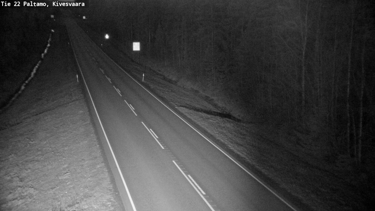 Weather Camera Image Road 22 Paltamo, Kivesvaara, Paltamo, Kainuu
