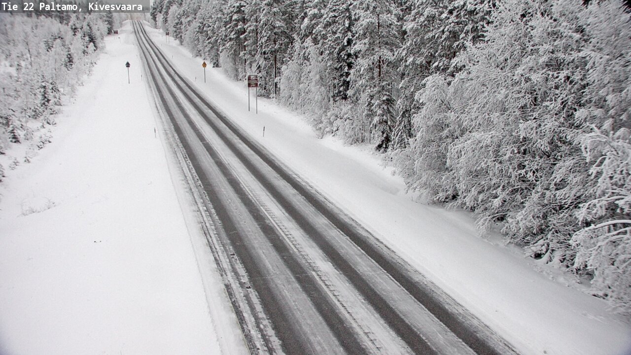 Weather Camera Image Road 22 Paltamo, Kivesvaara, Paltamo, Kainuu