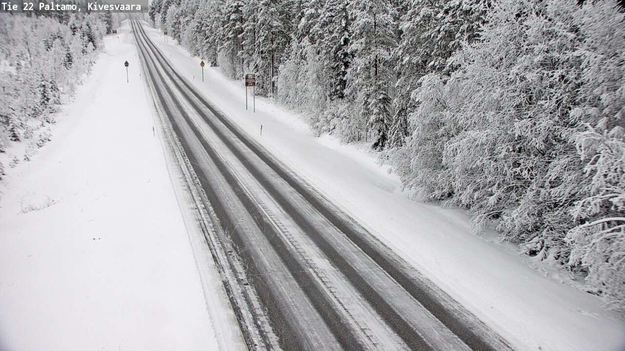 Weather Camera Image Road 22 Paltamo, Kivesvaara, Paltamo, Kainuu