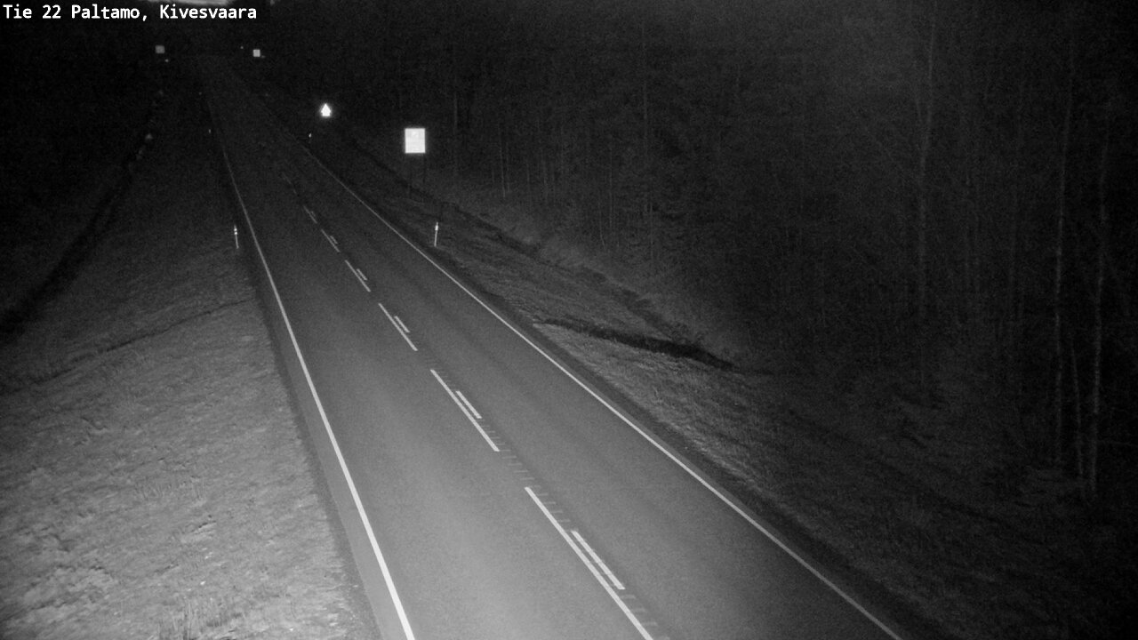 Weather Camera Image Road 22 Paltamo, Kivesvaara, Paltamo, Kainuu