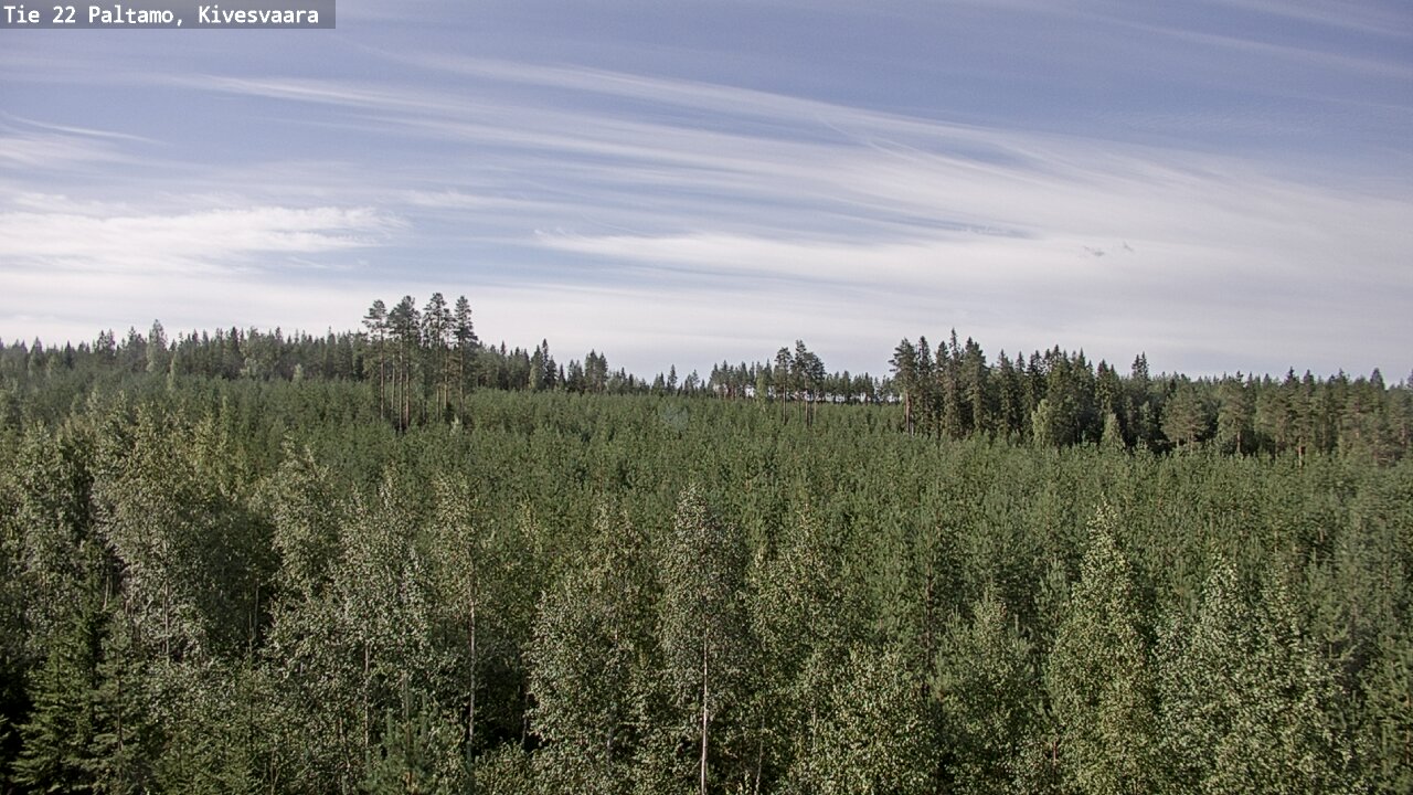 Weather Camera Image Road 22 Paltamo, Kivesvaara, Paltamo, Kainuu