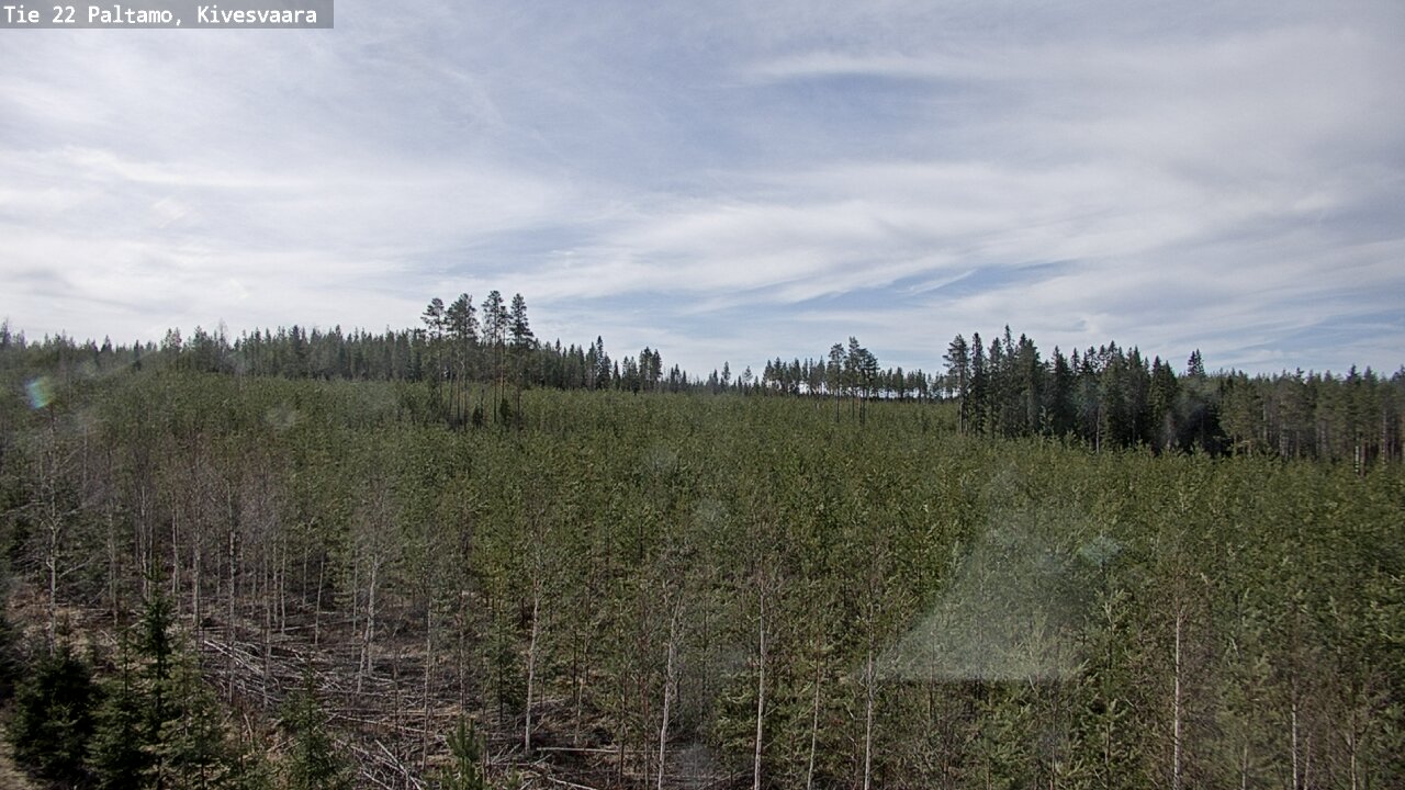 Weather Camera Image Road 22 Paltamo, Kivesvaara, Paltamo, Kainuu