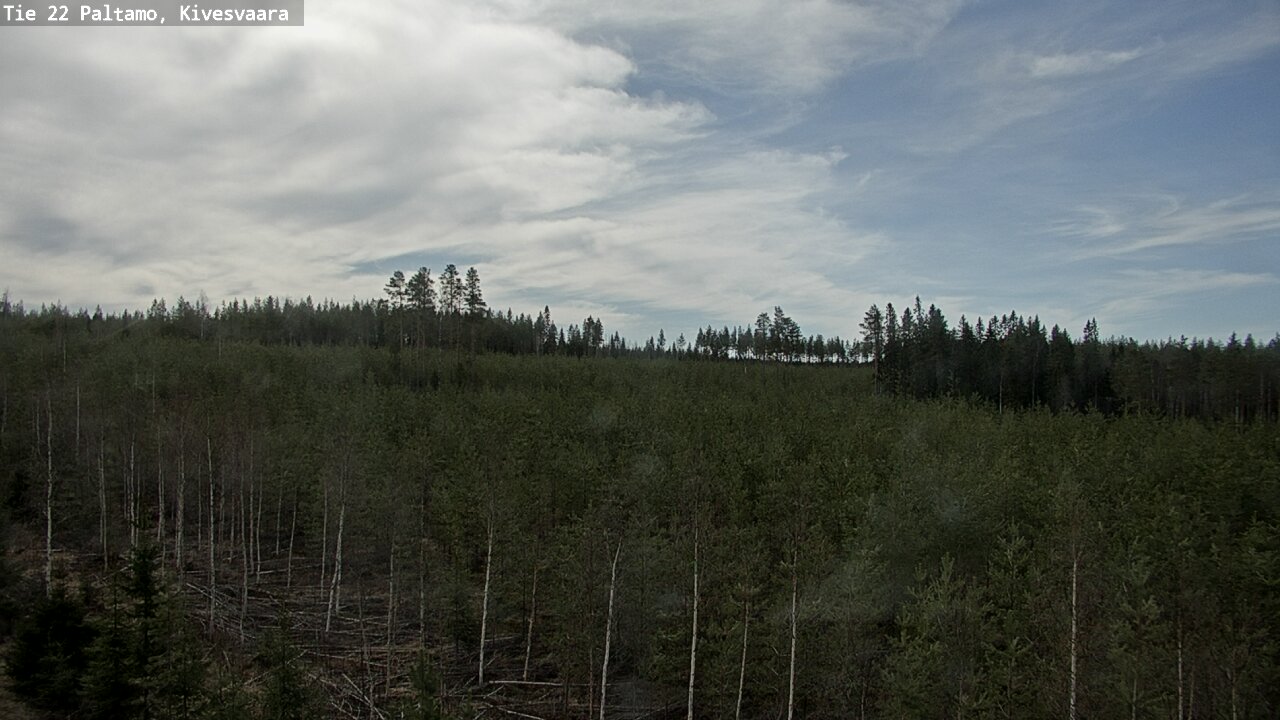 Weather Camera Image Road 22 Paltamo, Kivesvaara, Paltamo, Kainuu