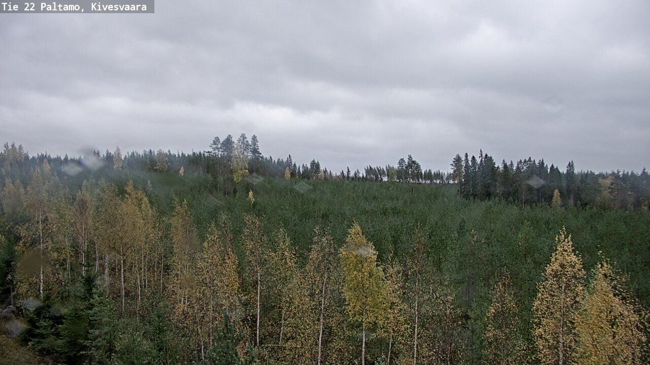 Weather Camera Image Väg 22 Paltamo, Kivesvaara, Paltamo, Kainuu