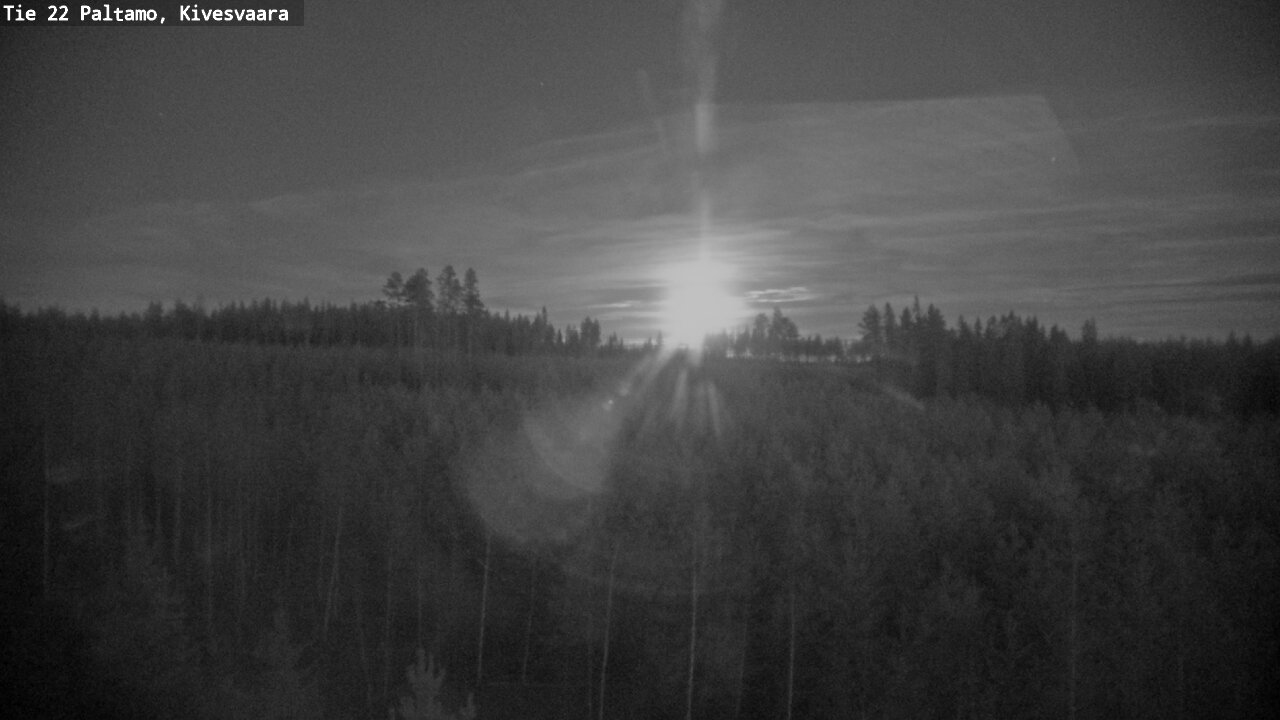 Weather Camera Image Road 22 Paltamo, Kivesvaara, Paltamo, Kainuu