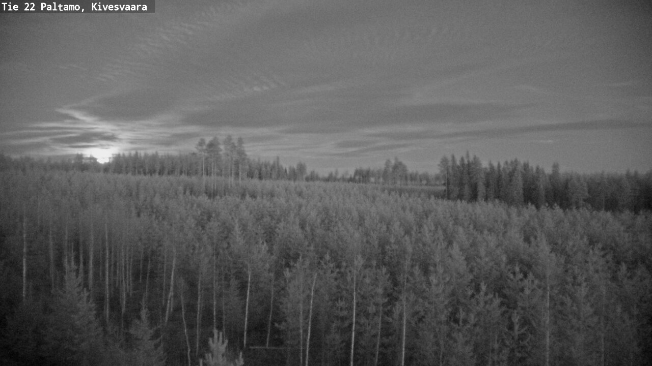 Weather Camera Image Road 22 Paltamo, Kivesvaara, Paltamo, Kainuu