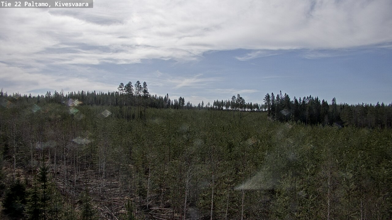 Weather Camera Image Road 22 Paltamo, Kivesvaara, Paltamo, Kainuu