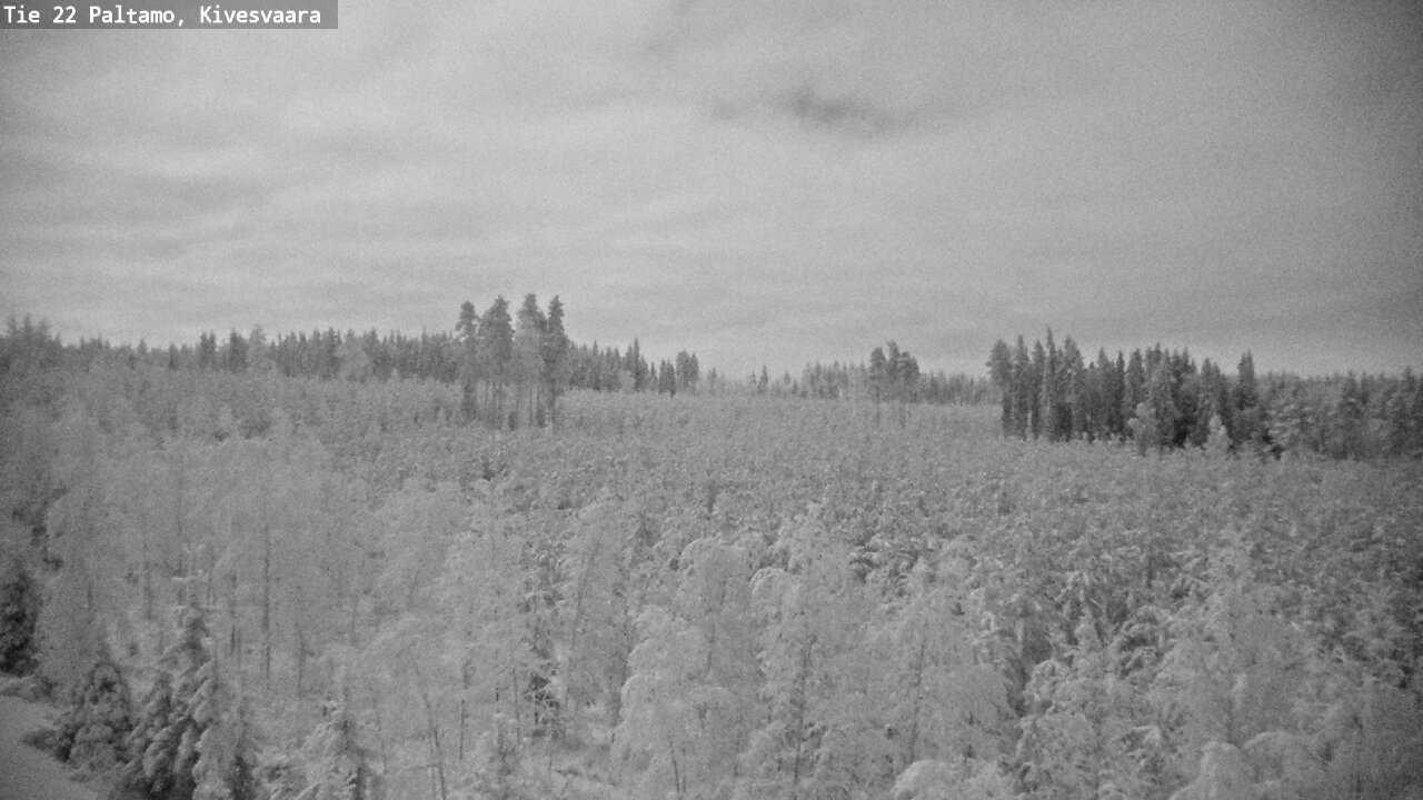 Weather Camera Image Road 22 Paltamo, Kivesvaara, Paltamo, Kainuu