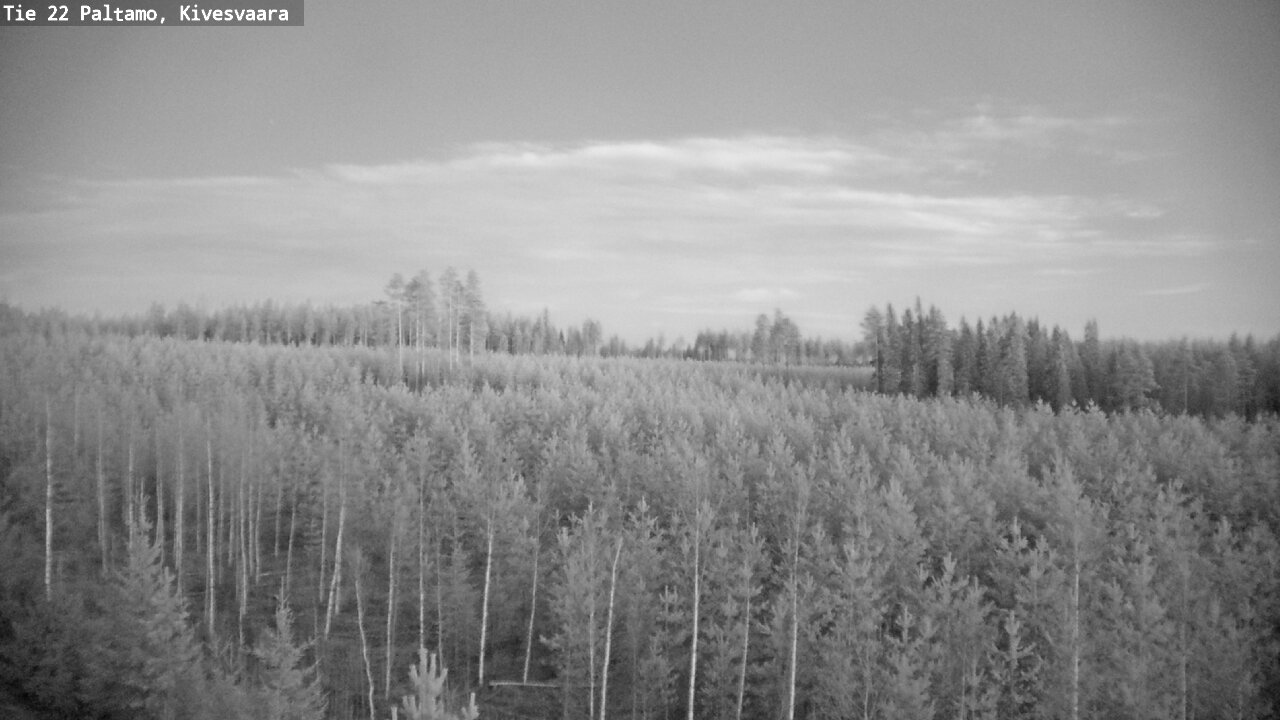 Weather Camera Image Road 22 Paltamo, Kivesvaara, Paltamo, Kainuu