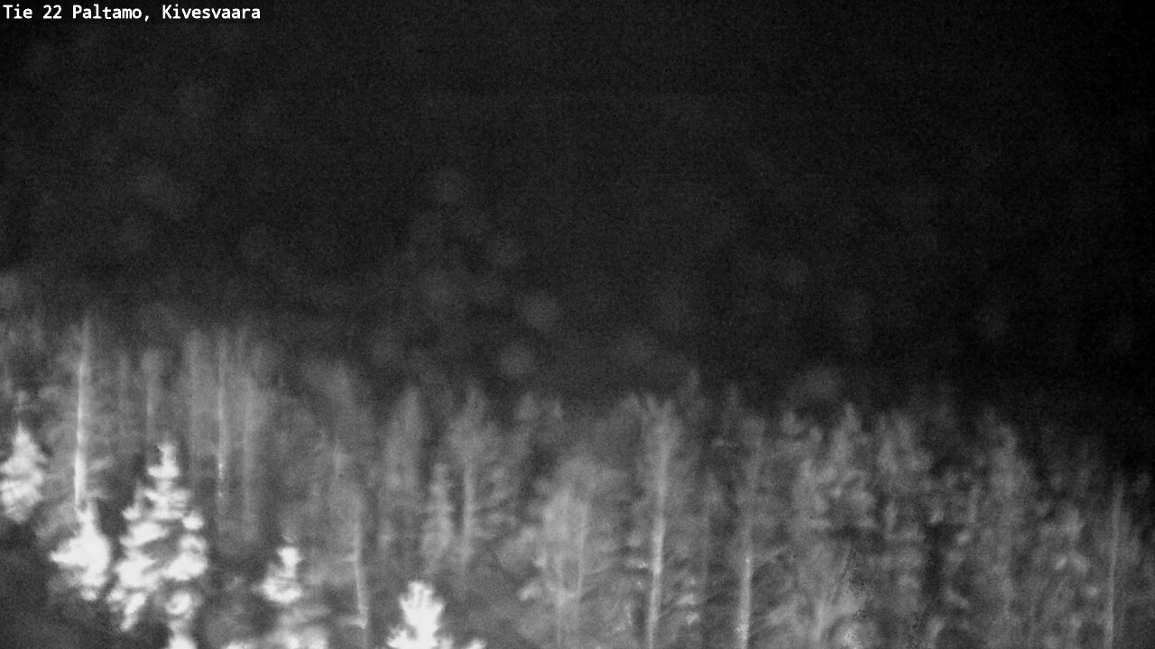 Weather Camera Image Väg 22 Paltamo, Kivesvaara, Paltamo, Kainuu