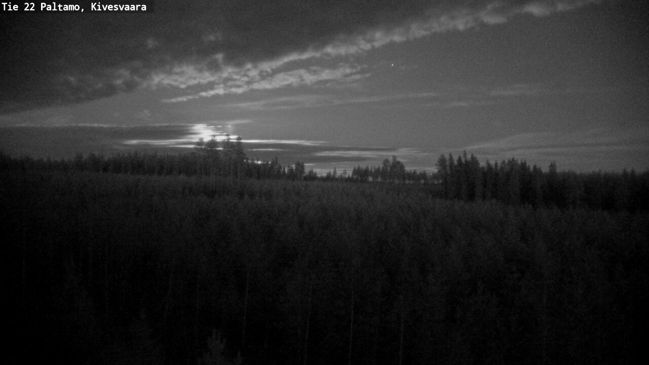 Weather Camera Image Road 22 Paltamo, Kivesvaara, Paltamo, Kainuu
