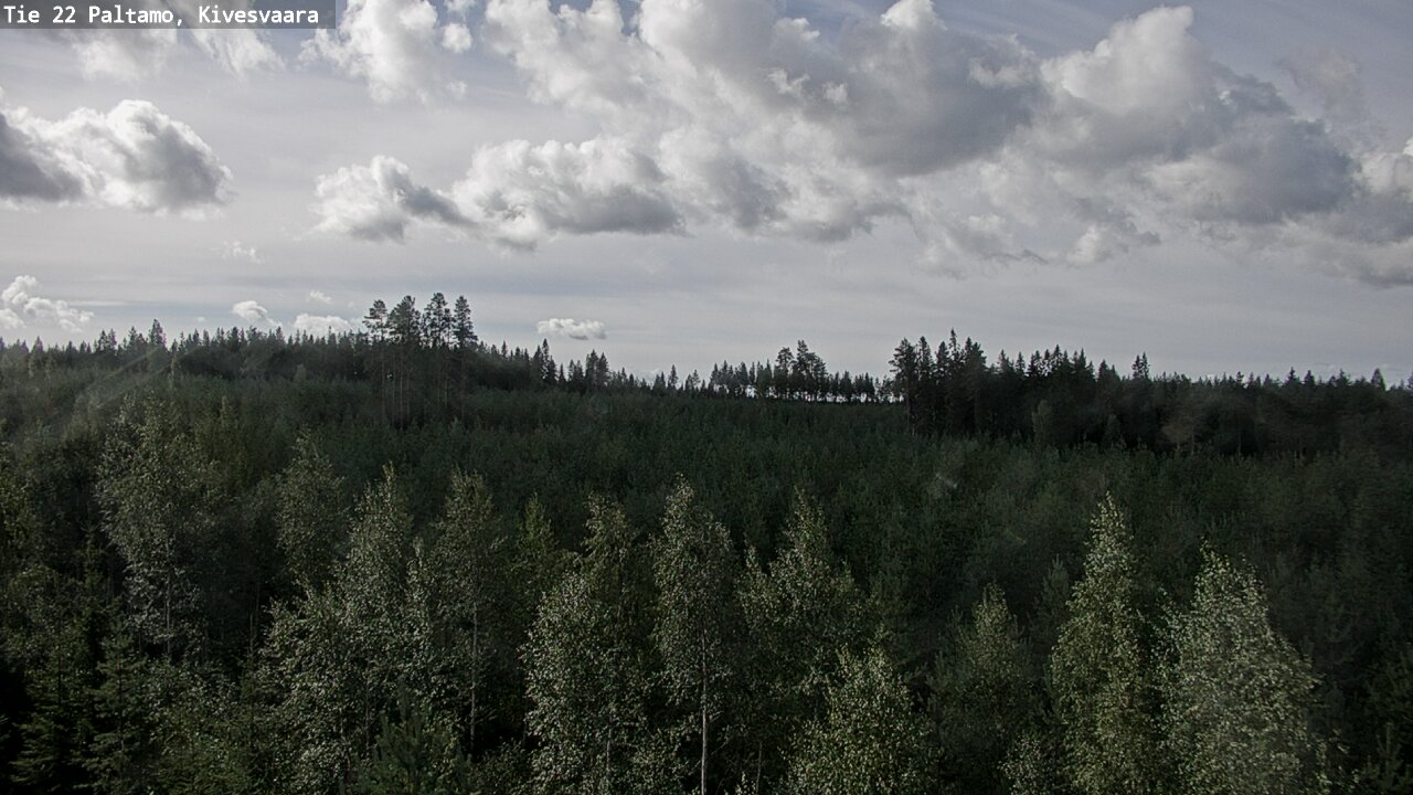 Weather Camera Image Road 22 Paltamo, Kivesvaara, Paltamo, Kainuu