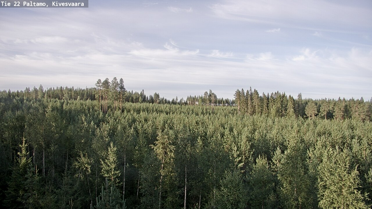 Weather Camera Image Väg 22 Paltamo, Kivesvaara, Paltamo, Kainuu