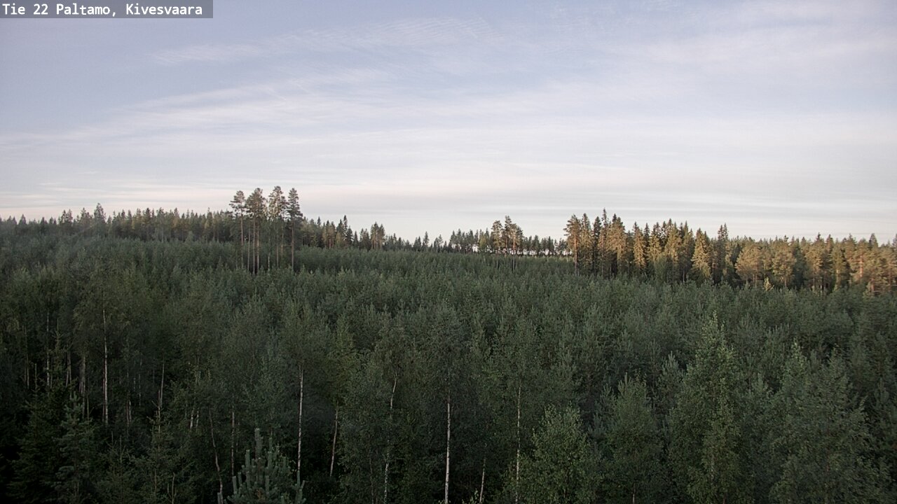 Weather Camera Image Road 22 Paltamo, Kivesvaara, Paltamo, Kainuu