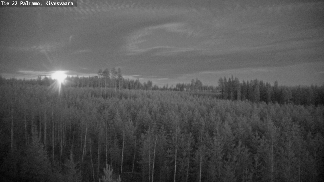 Weather Camera Image Road 22 Paltamo, Kivesvaara, Paltamo, Kainuu