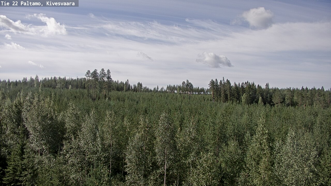 Weather Camera Image Road 22 Paltamo, Kivesvaara, Paltamo, Kainuu