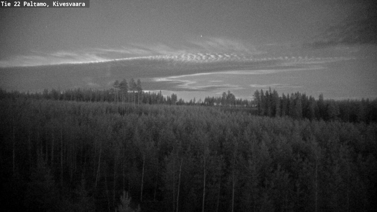 Weather Camera Image Road 22 Paltamo, Kivesvaara, Paltamo, Kainuu