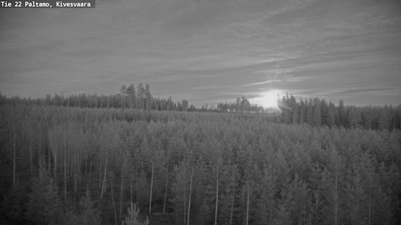 Weather Camera Image Road 22 Paltamo, Kivesvaara, Paltamo, Kainuu