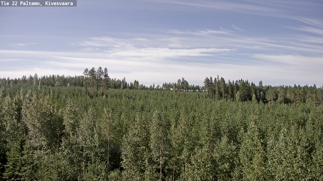 Weather Camera Image Road 22 Paltamo, Kivesvaara, Paltamo, Kainuu