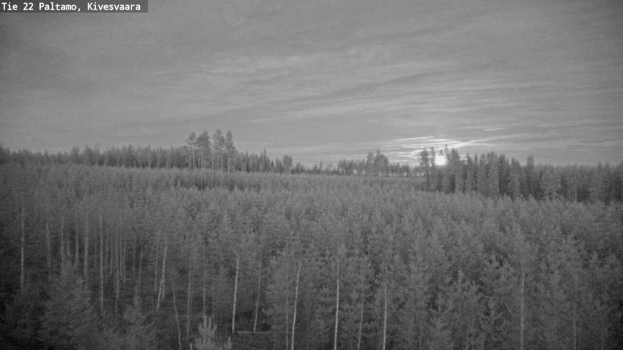 Weather Camera Image Road 22 Paltamo, Kivesvaara, Paltamo, Kainuu