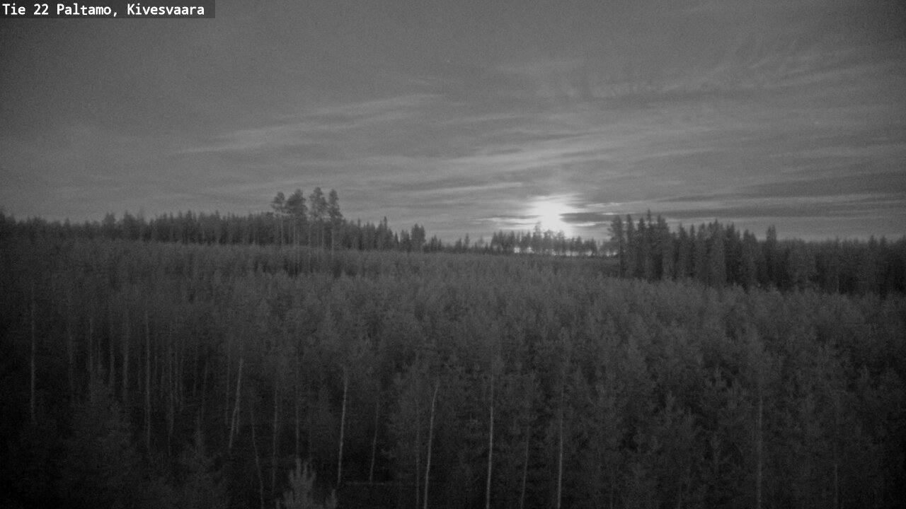 Weather Camera Image Road 22 Paltamo, Kivesvaara, Paltamo, Kainuu